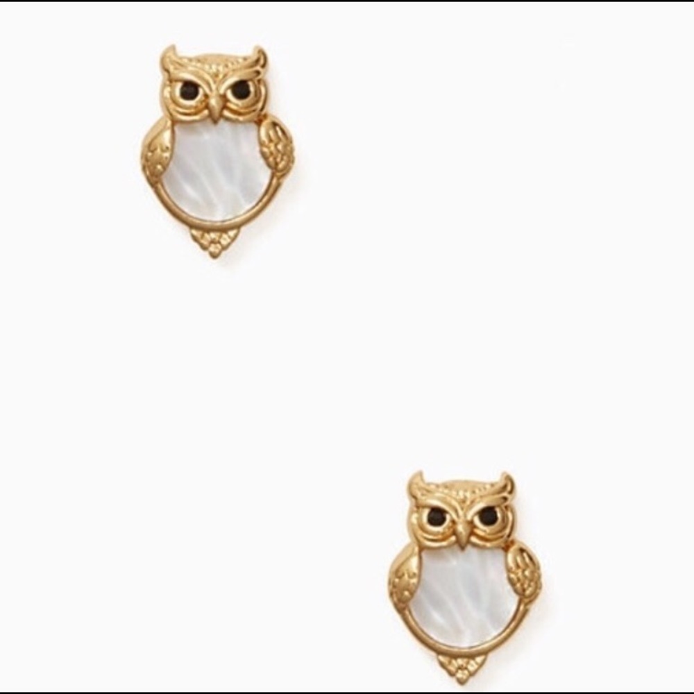 ♠️KATE SPADE♠️ Pearl Owl Stud Earrings